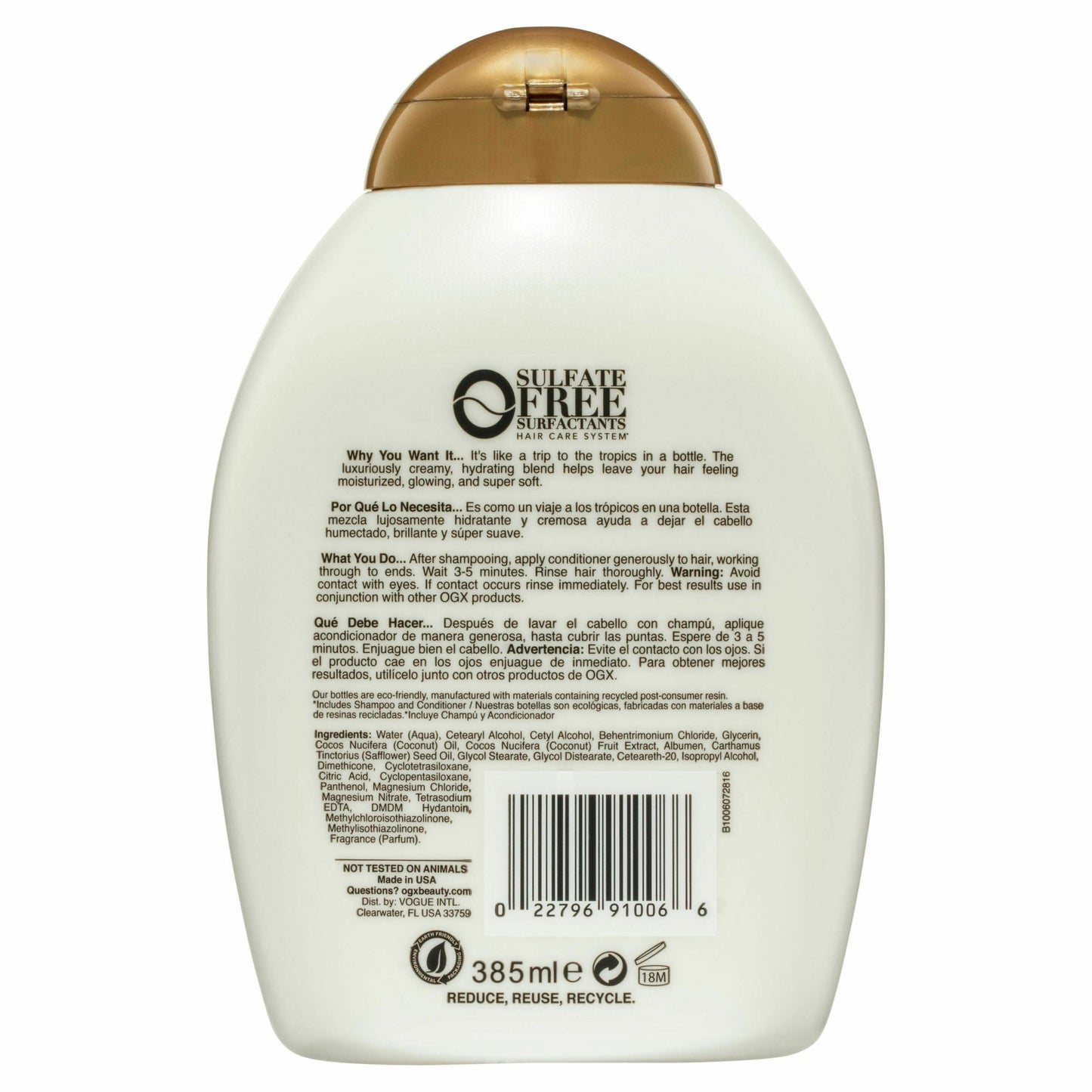 OGX Coconut Milk Conditioner 385ml - Cutprice Online