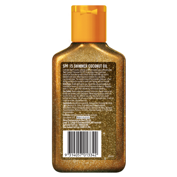 Reef Coconut Shimmer Oil Bronze Glow SPF15 125ml