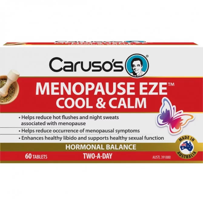 Caruso's Menopause Eze Cool & Calm 60 Tablets - Cutprice Online