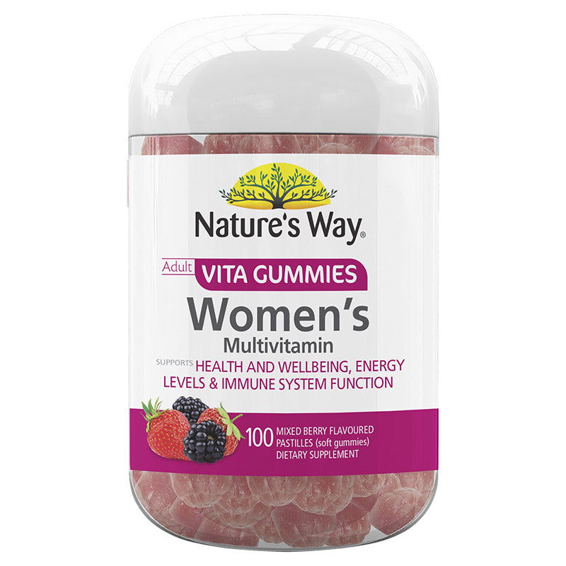 Nature's Way Vita Gummies Adult Womens Multivitamin 100 - Cutprice Online