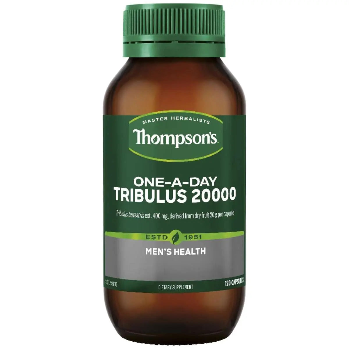 Thompson’s One-A-Day Tribulus 20,000 120 Capsules THOMPSON’S