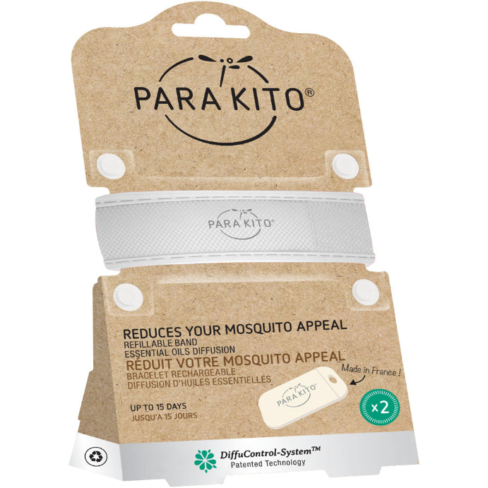 Para'kito Mosquito Repellent Adult Wristband White 1 Each