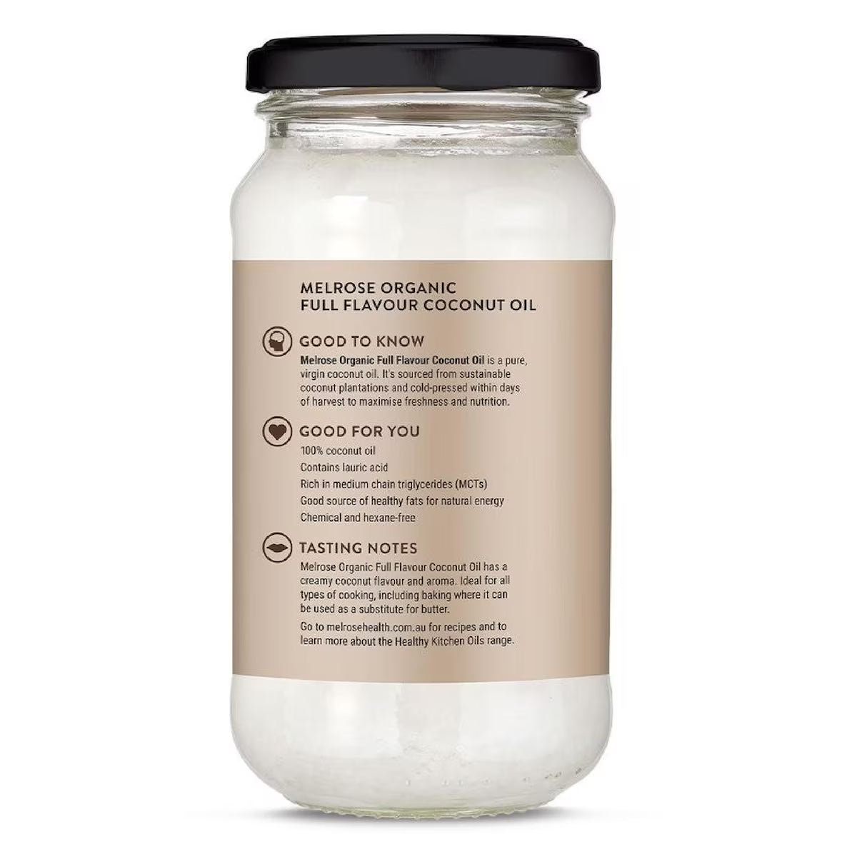 Melrose Organic Coconut Oil Full Flavour 950ML - Cutprice Online