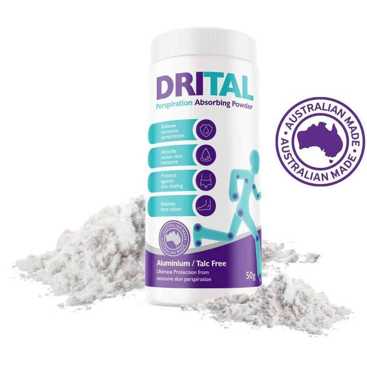 DriTal Perspiration Absorbing Powder 50g