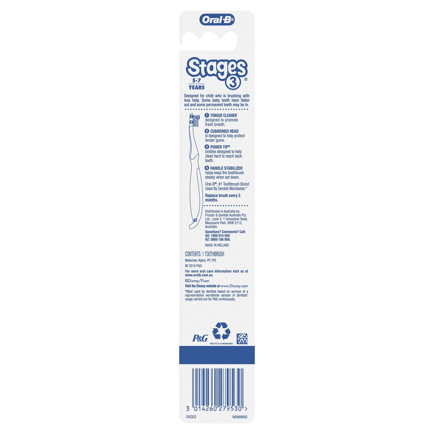 Oral B Toothbrush Stages 3 5-7 years - Cutprice Online