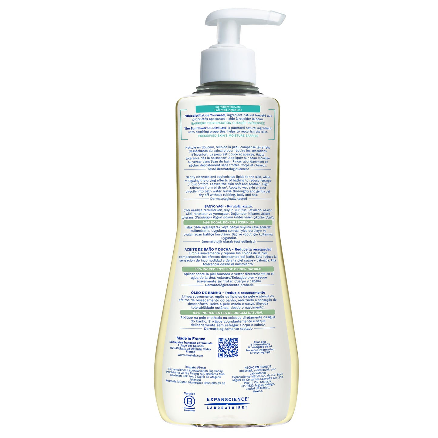 MUSTELA Stelatopia Cleansing Oil 500mL - Cutprice Online