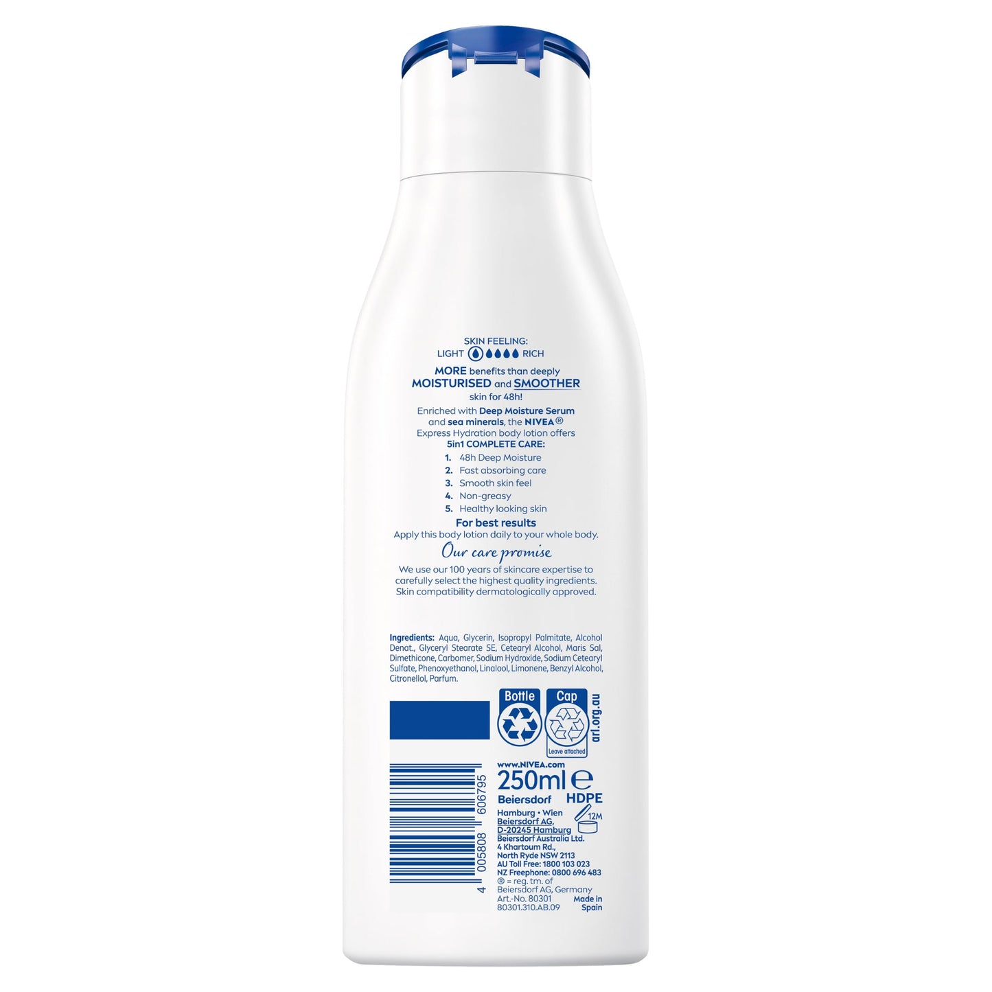 Nivea Body Express Hydration 250ml - Cutprice Online