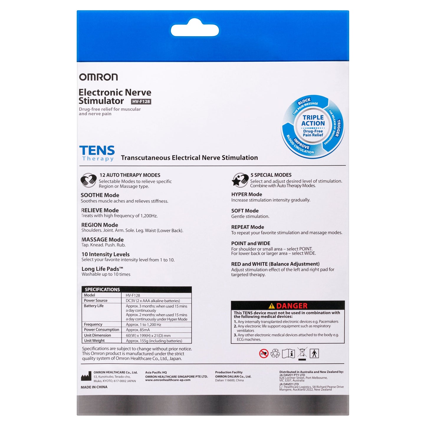 Omron HVF128 Premium TENS Therapy Device - Cutprice Online