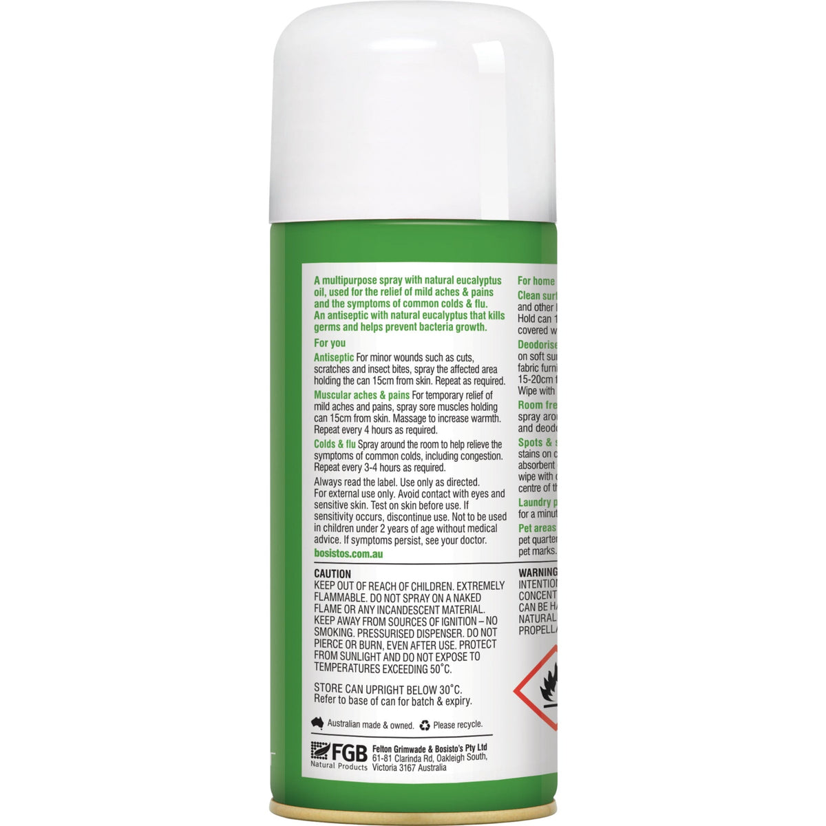 Bosisto's Eucalyptus Spray 200g