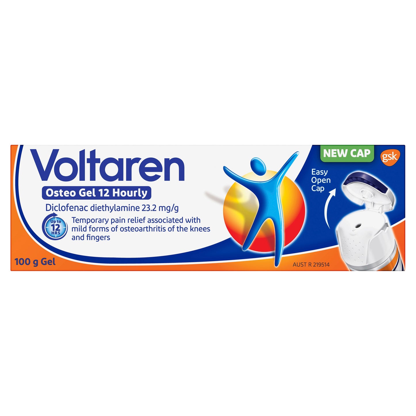 Voltaren Osteo Gel Osteoarthritis 12 Hour Pain Relief 100 g - Cutprice Online