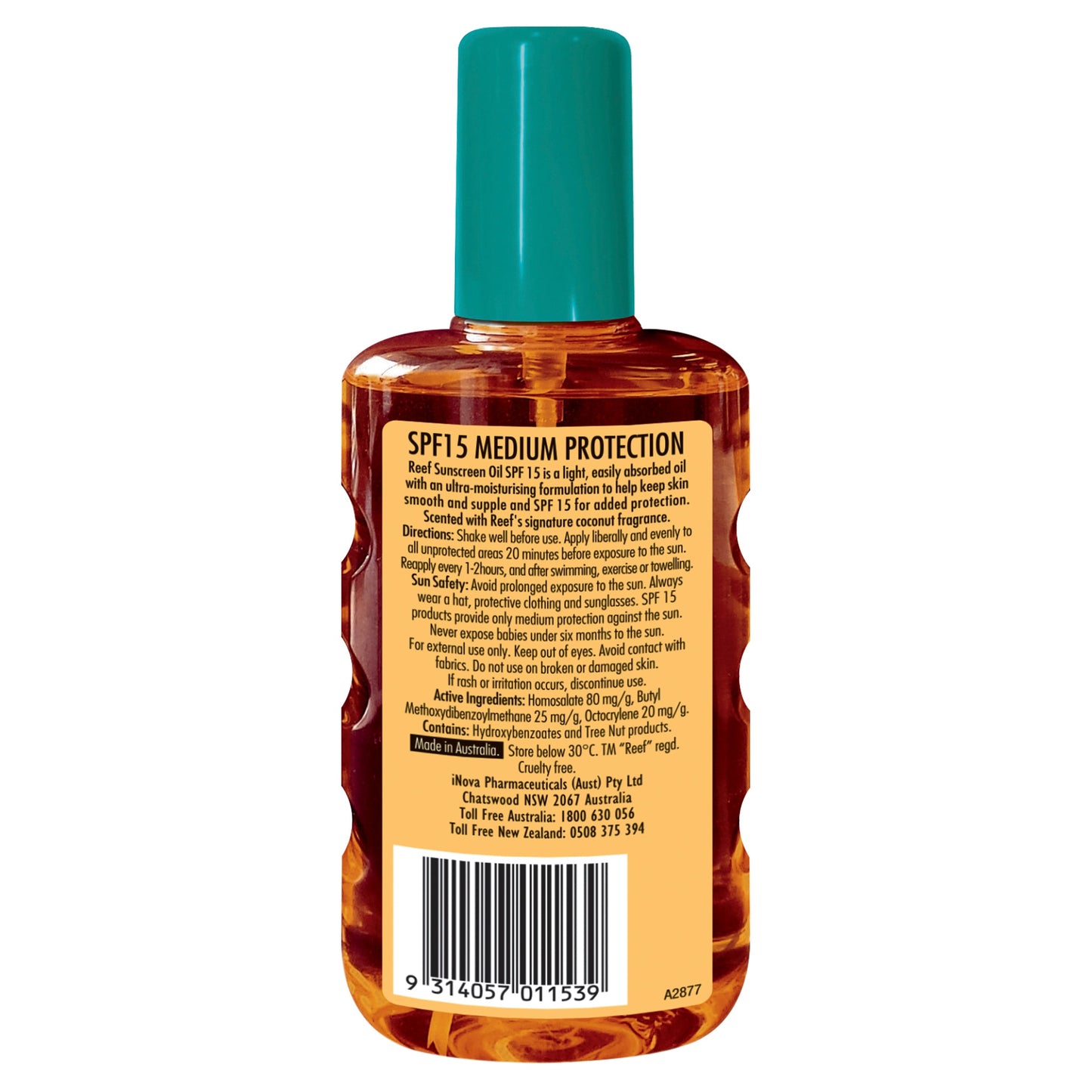 Reef Coconut Oil SPF 15+ Moisturising Oil Spray 220ml - Cutprice Online