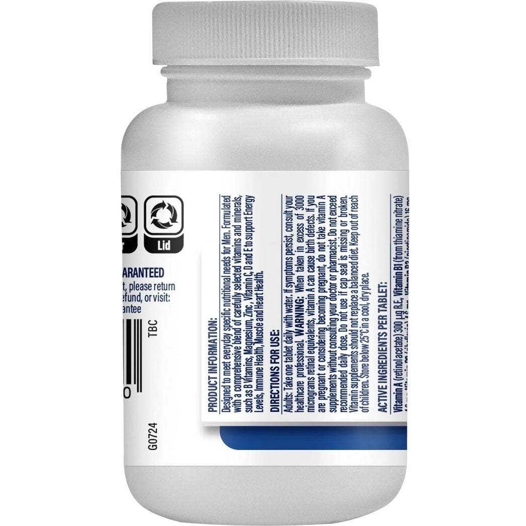 Guardian Men Daily Multivitamins 60 Tabs - Cutprice Online