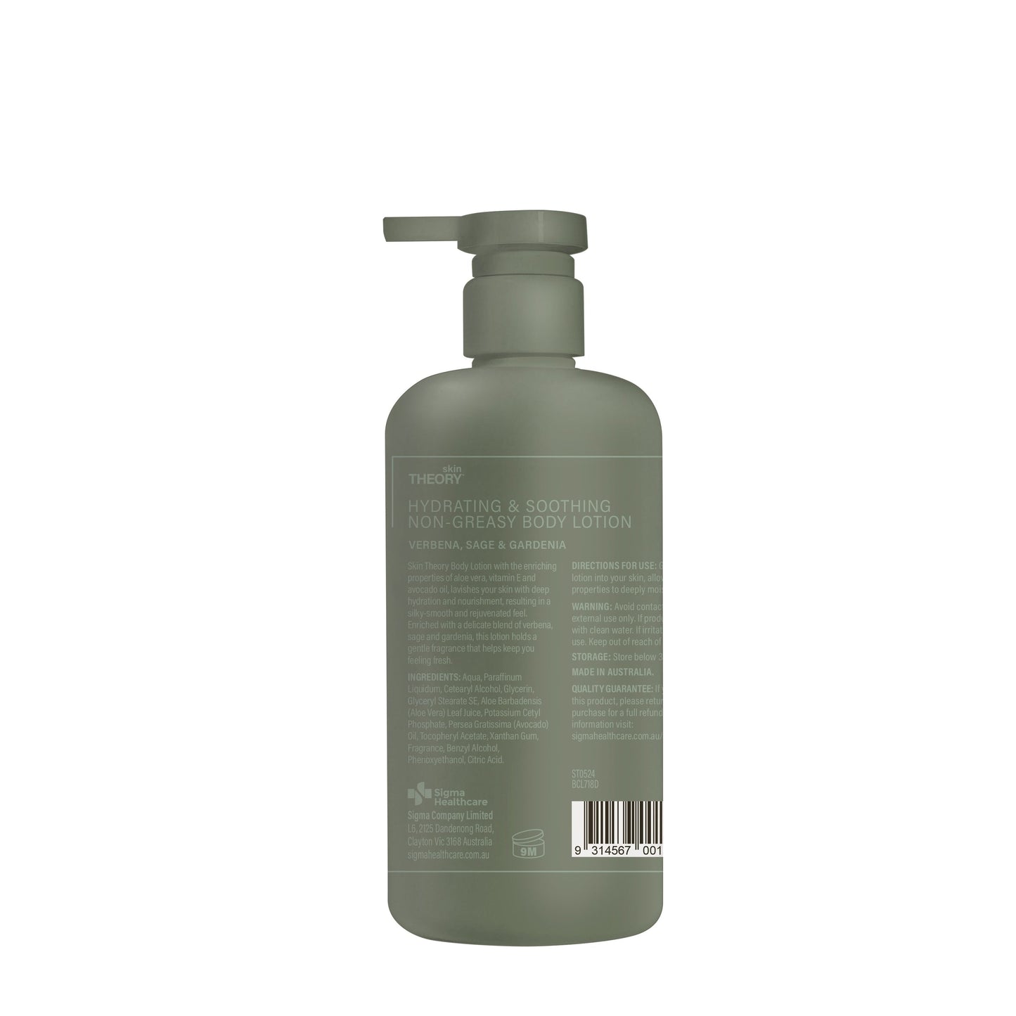 Skin Theory Body Lotion Verbena 500ml