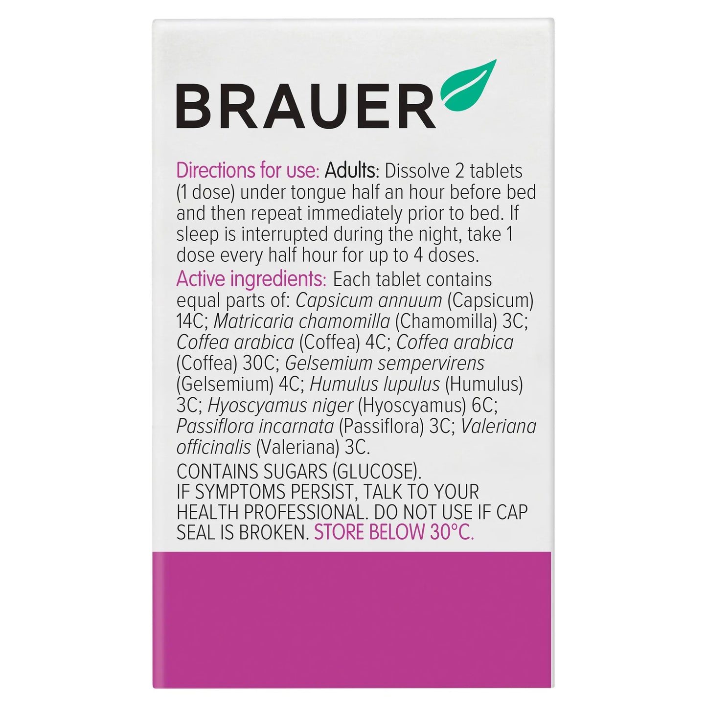 Brauer Sleep 60 Tablets BRAUER