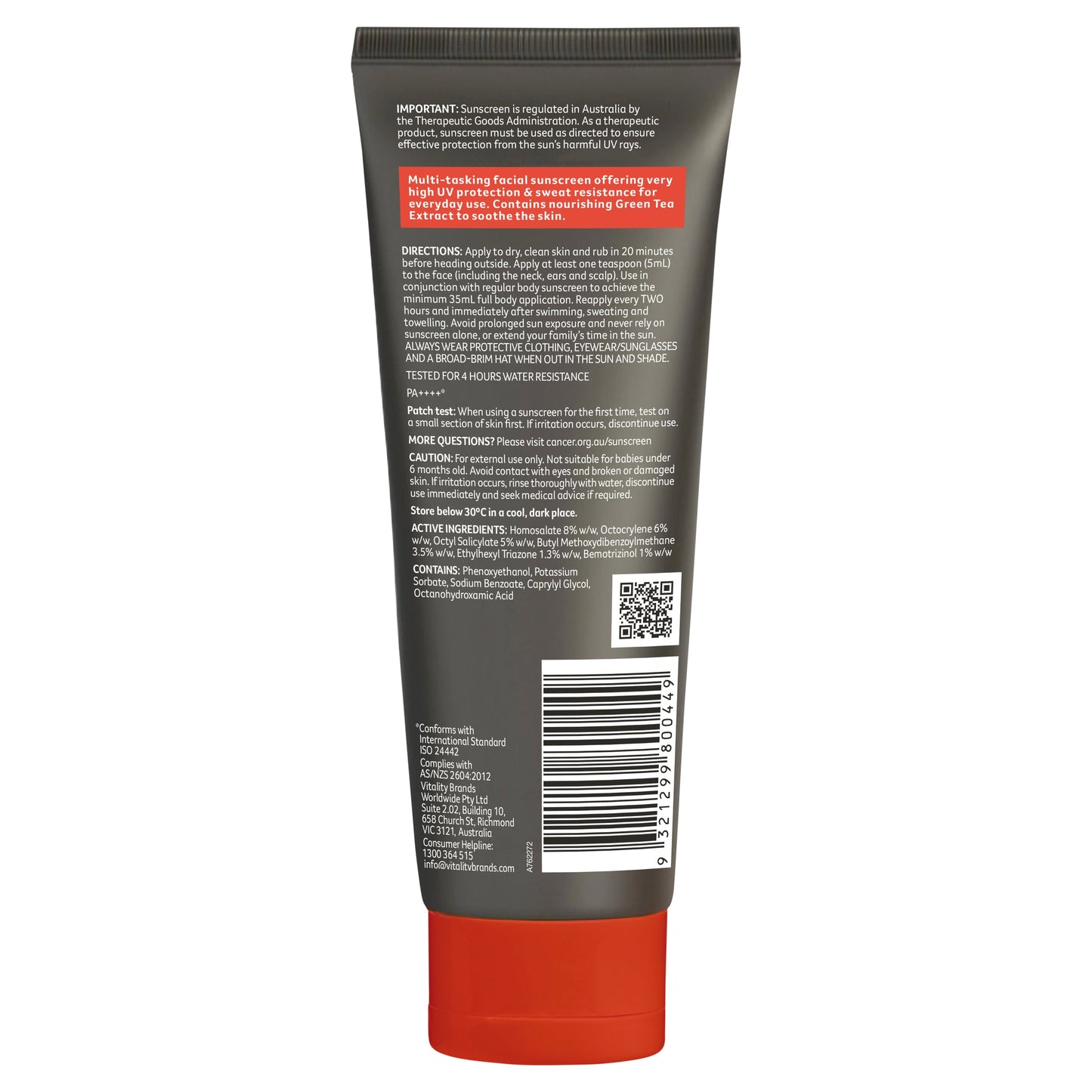 Cancer Council Hydrating Sunscreen for Men SPF50+ 100ml - Cutprice Online
