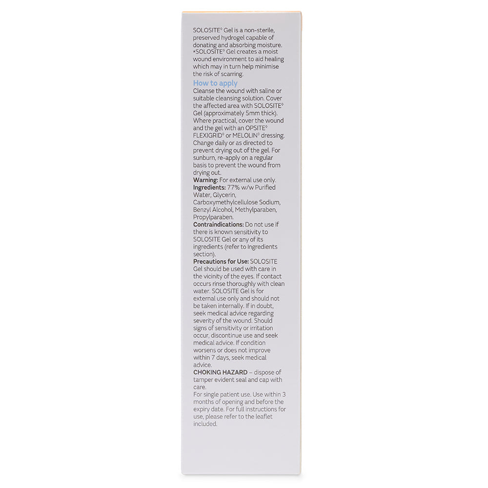 Smith & Nephew Solosite Wound Hydrogel 100g