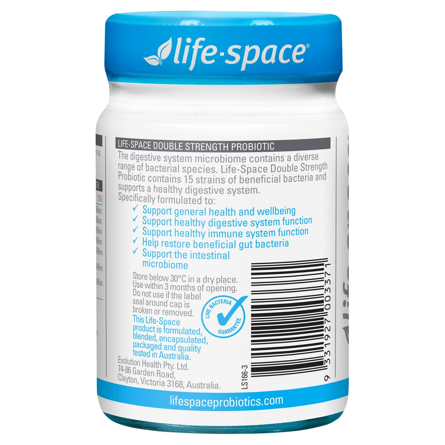 Life Space Double Strength Probiotic 30 Capsules - Cutprice Online