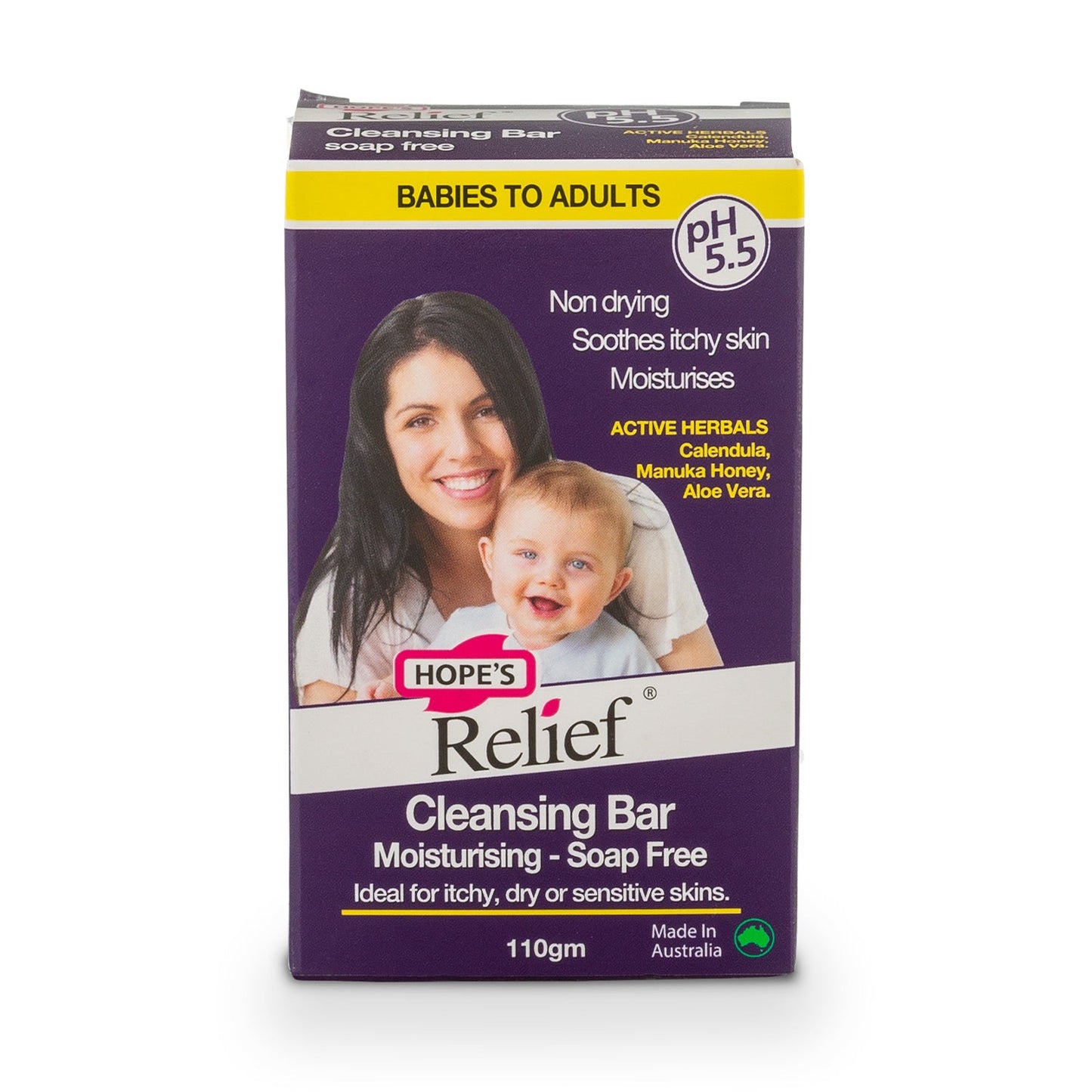 Hopes Relief Soap Free Cleansing Bar 110g - Cutprice Online