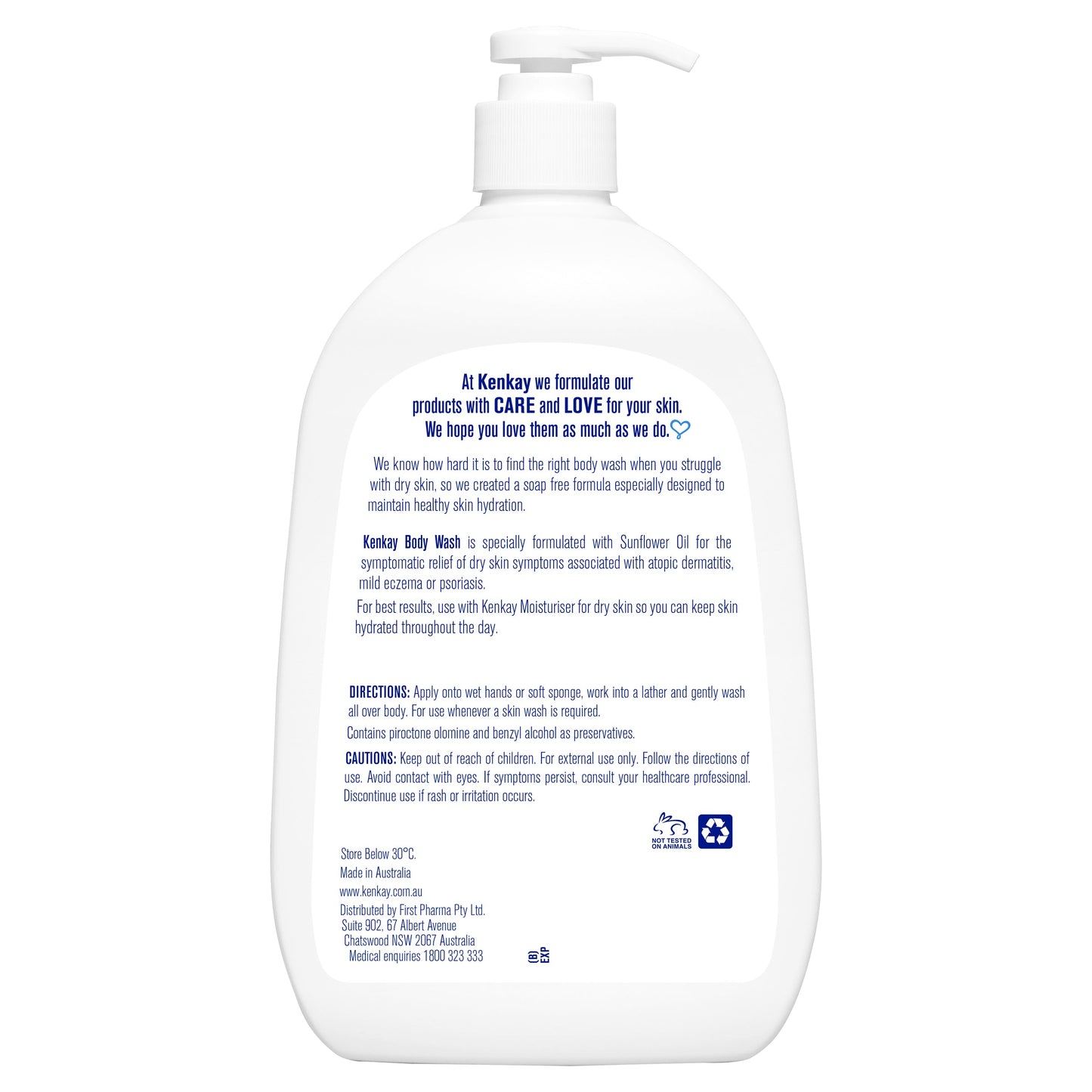 Kenkay Dry Skin Body Wash 1 Litre - Cutprice Online