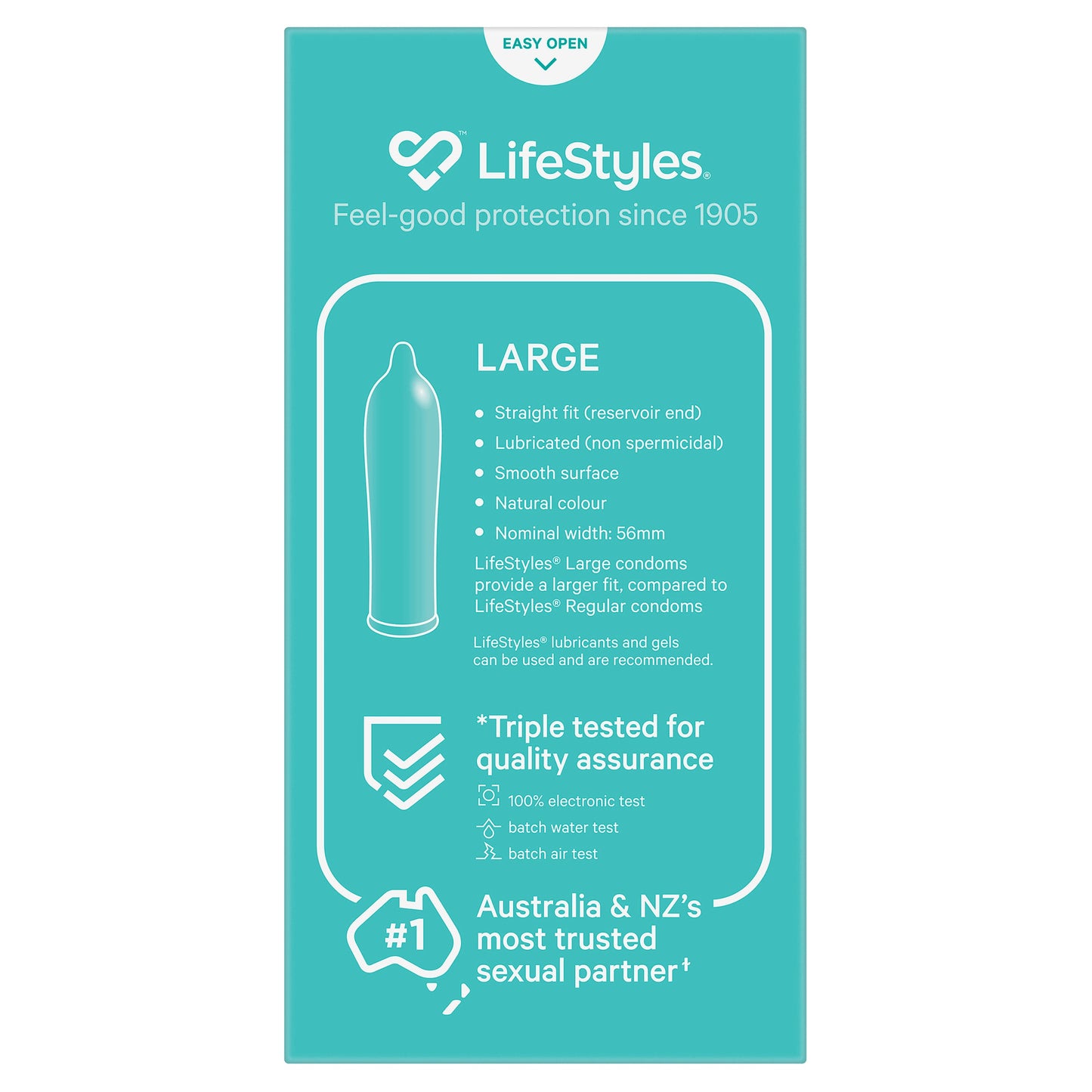 LifeStyles Condoms Large 10 Pack - Cutprice Online