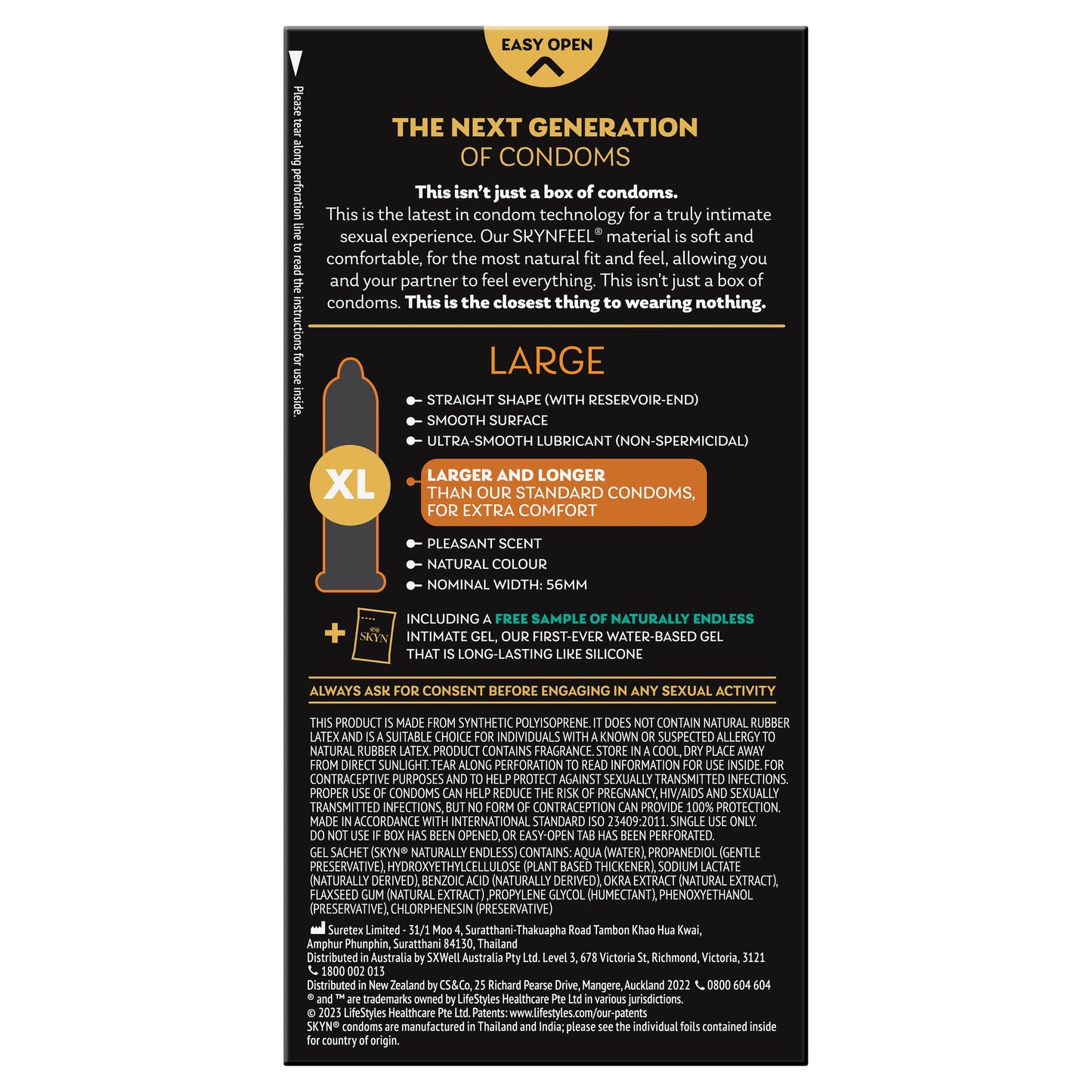 SKYN Large Condom 10 Pack - Cutprice Online