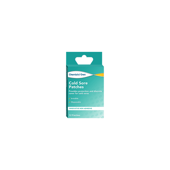 Chemists' Own Cold Sore Patches 12 Pack