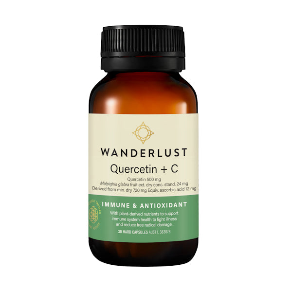 Wanderlust Quercetin + C Cap 30