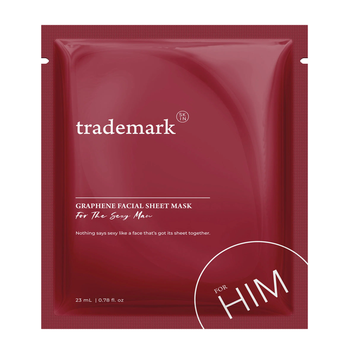 Trademark Skin HIM Graphine Facial Sheet Mask Single Sheet