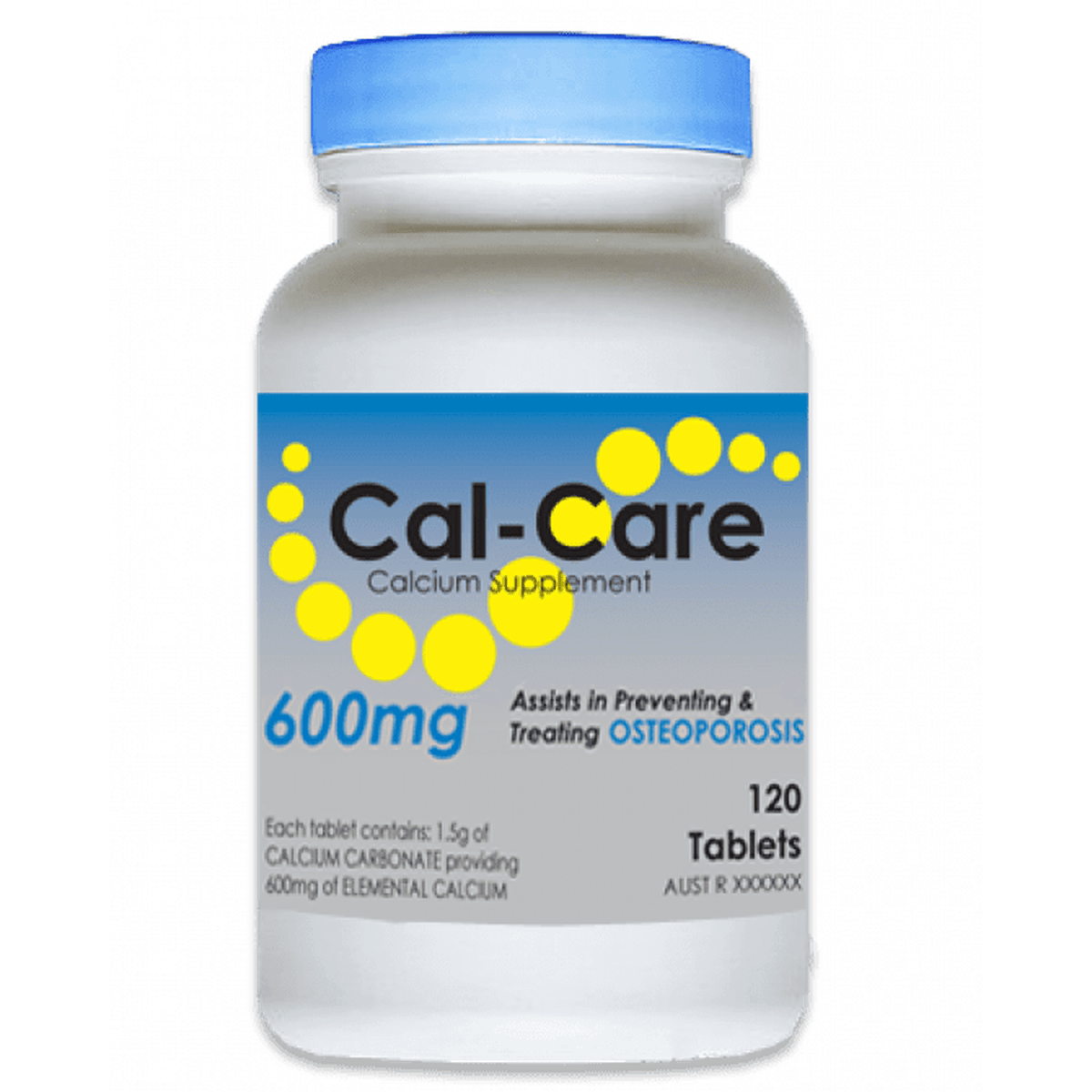 Cal-Care 600mg Calcium Suppiment 120 Tablets