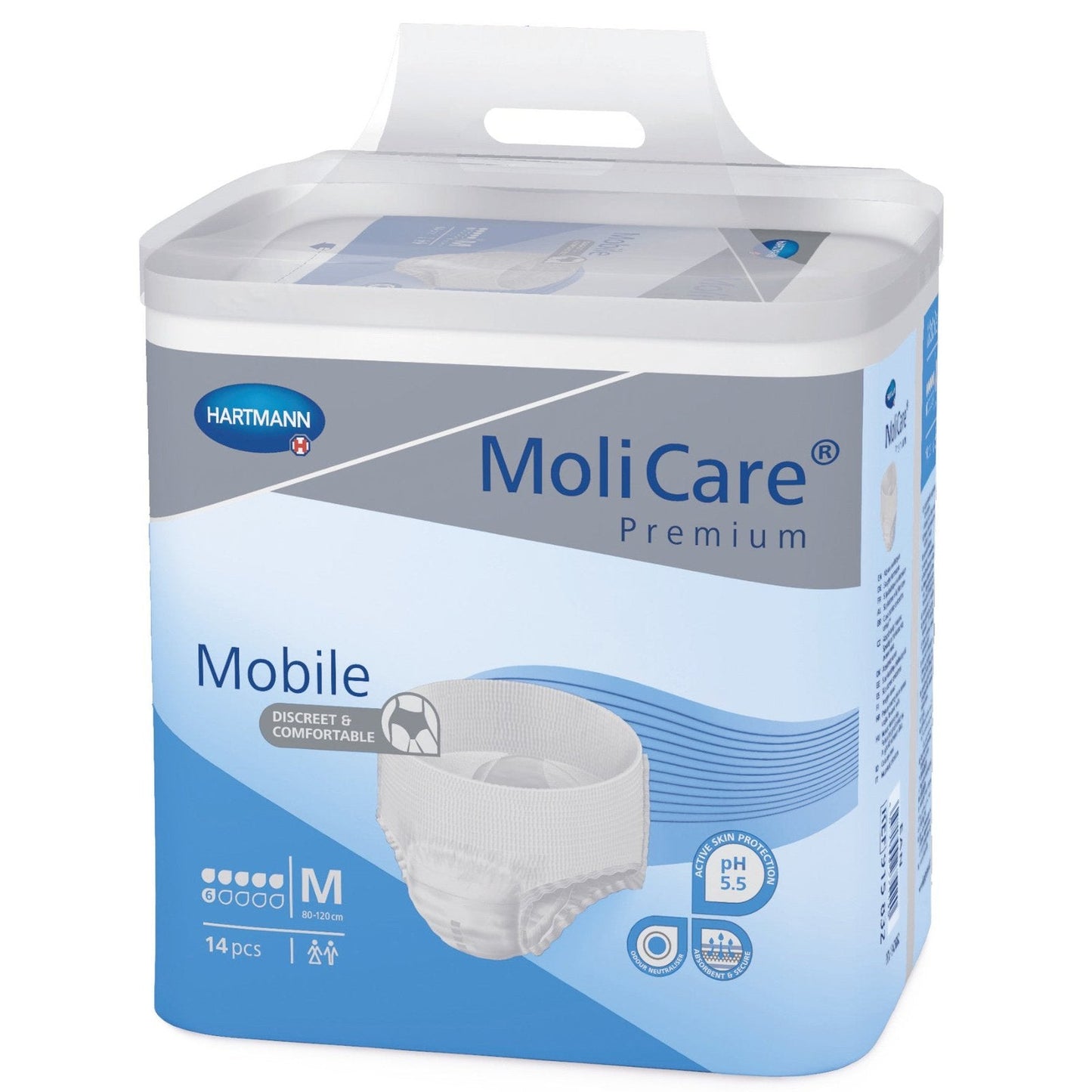 Molicare Premium Mobile 6D Med 14PK - Cutprice Online