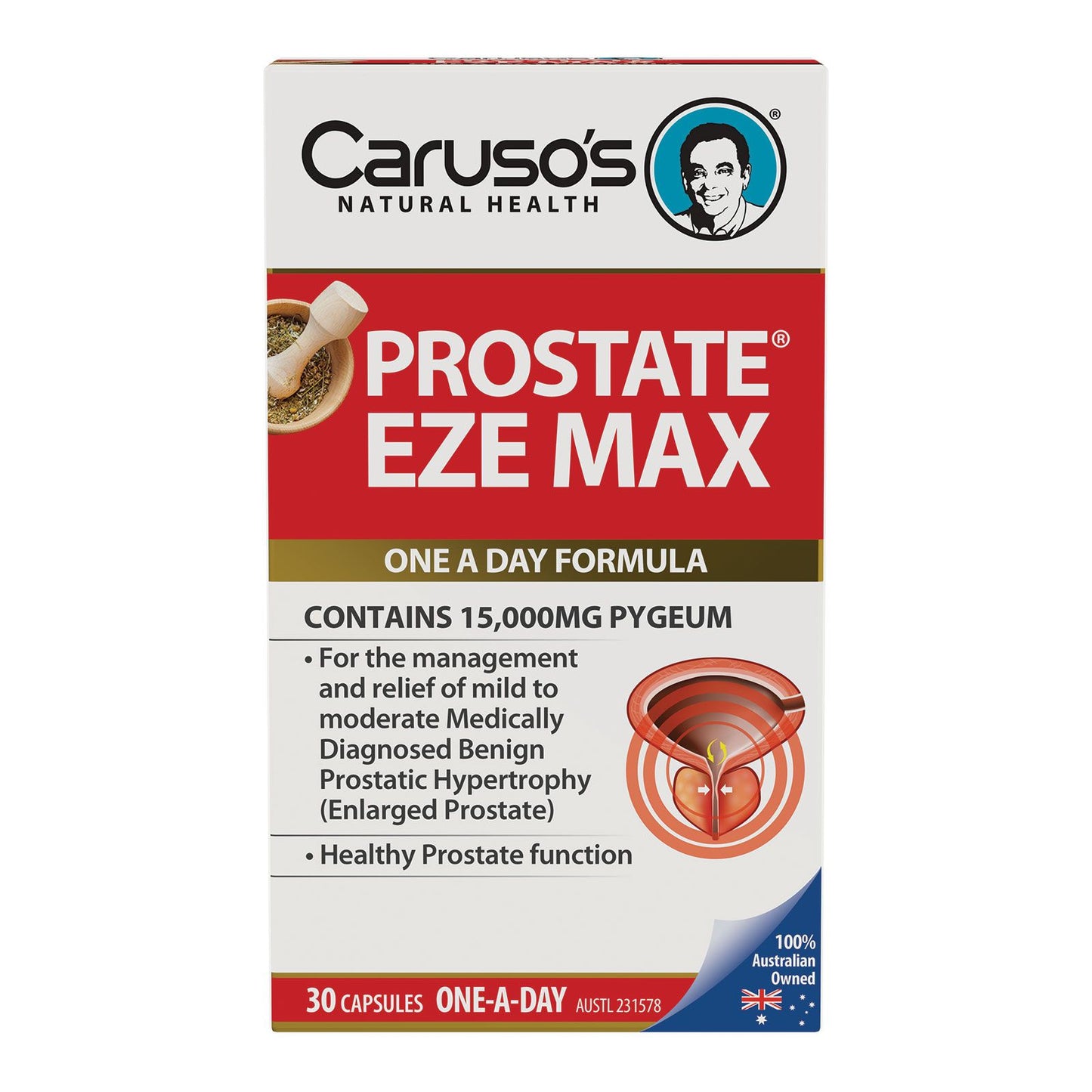 Caruso's Natural Health Prostate Eze Max 30 Capsules - Cutprice Online