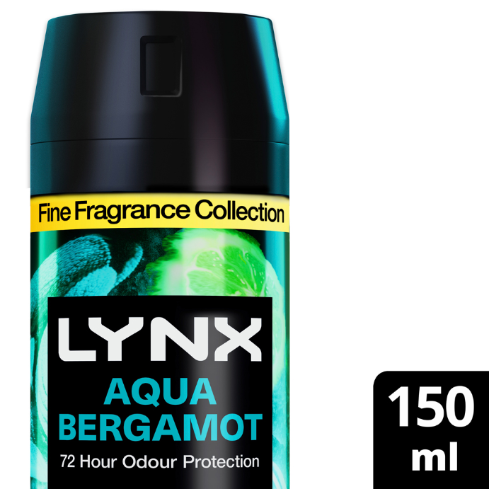 Lynx Deo Aerosl Aqua Bergamot 150ml