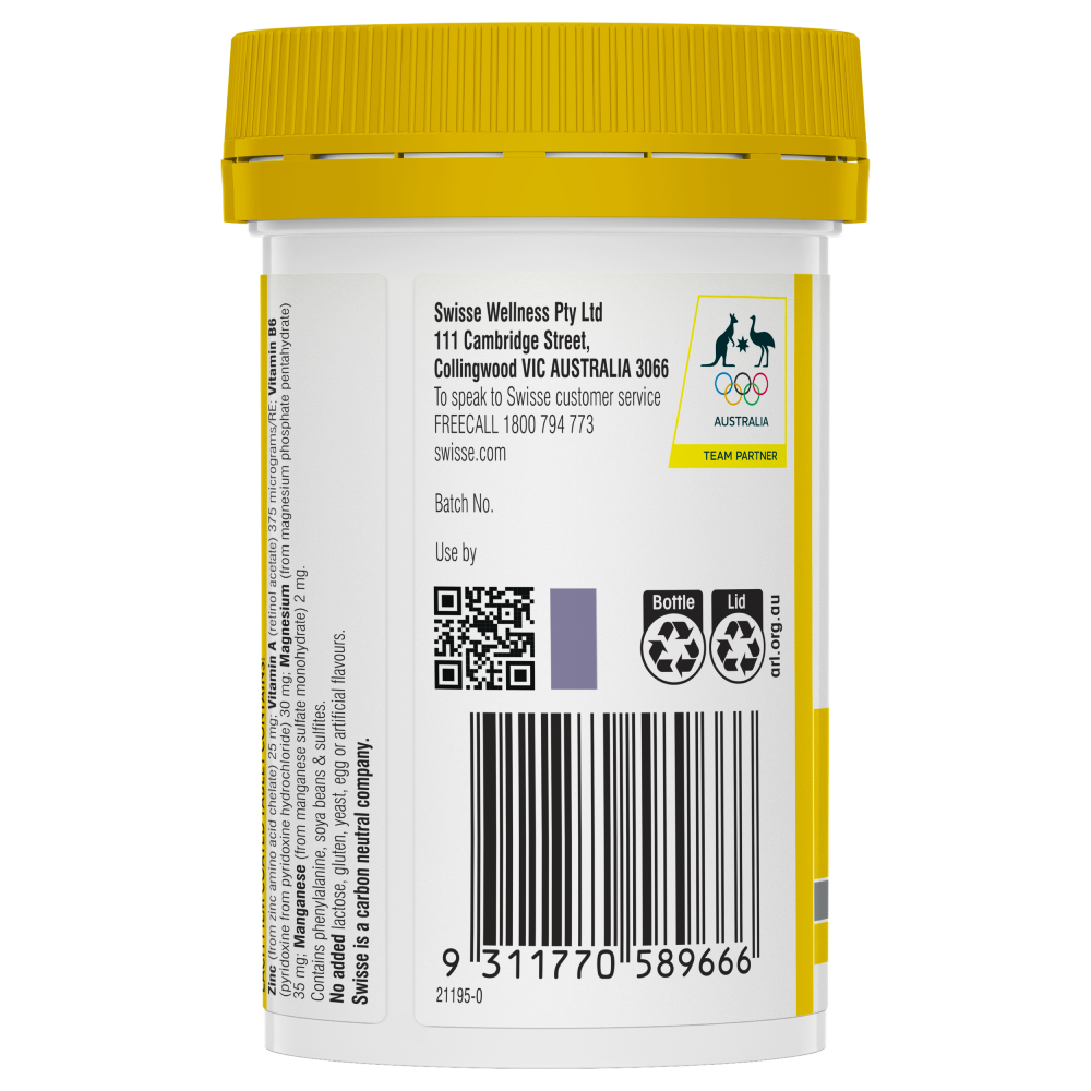 Swisse Ultiboost Zinc+ 60 Tablets - Cutprice Online