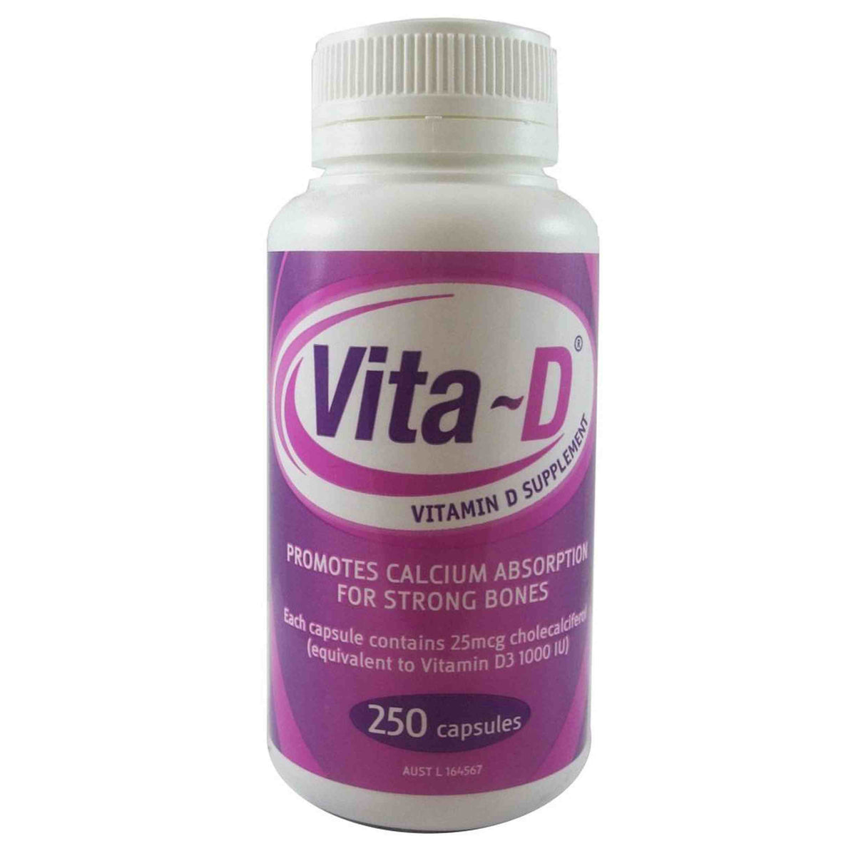 Vita-D (Vitamin D3 1000IU) Cap 250
