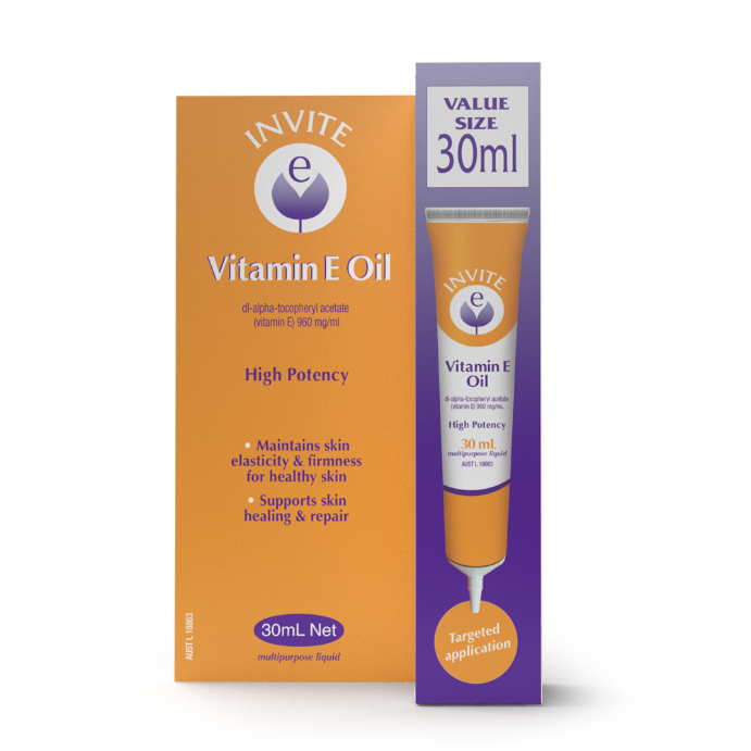 Invite E Vitamin E Pure Oil 30ml