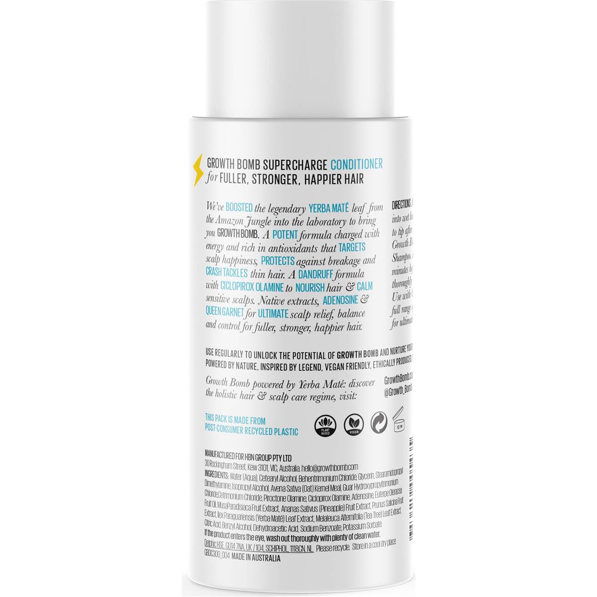 Growth Bomb Growth Bomb Dandruff Conditioner 300ml - Cutprice Online