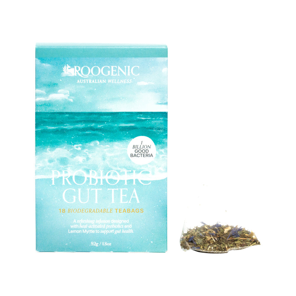 Roogenic Australian Wellness Probiotic Gut Tea X 18 Tea Bags
