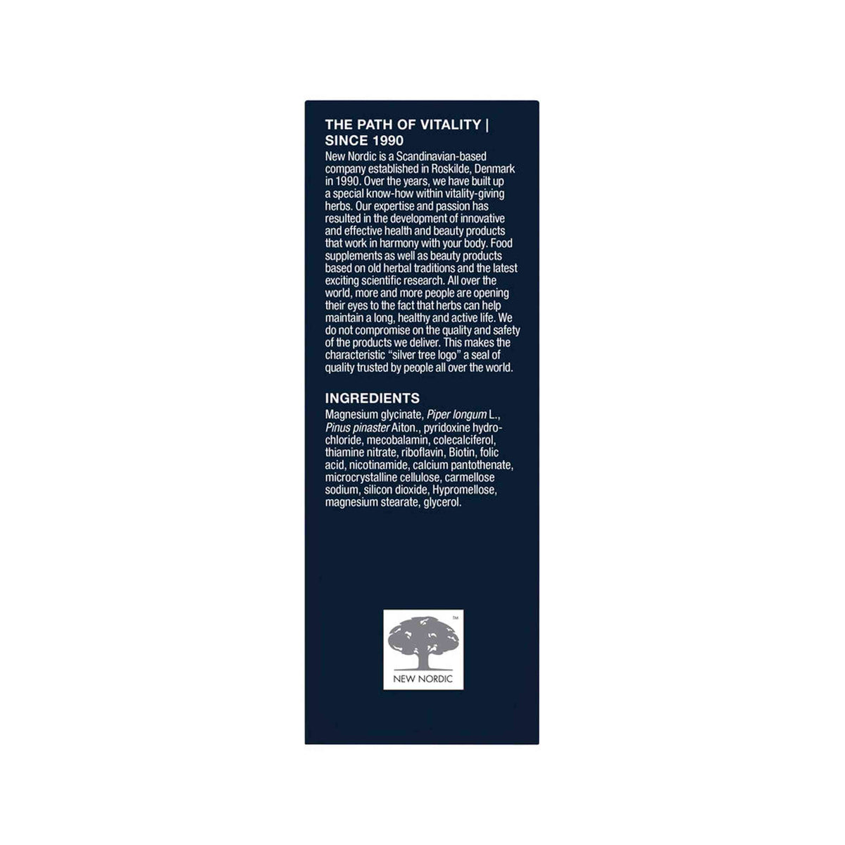 New Nordic Active Magnesium Glycinate 600mg 60t
