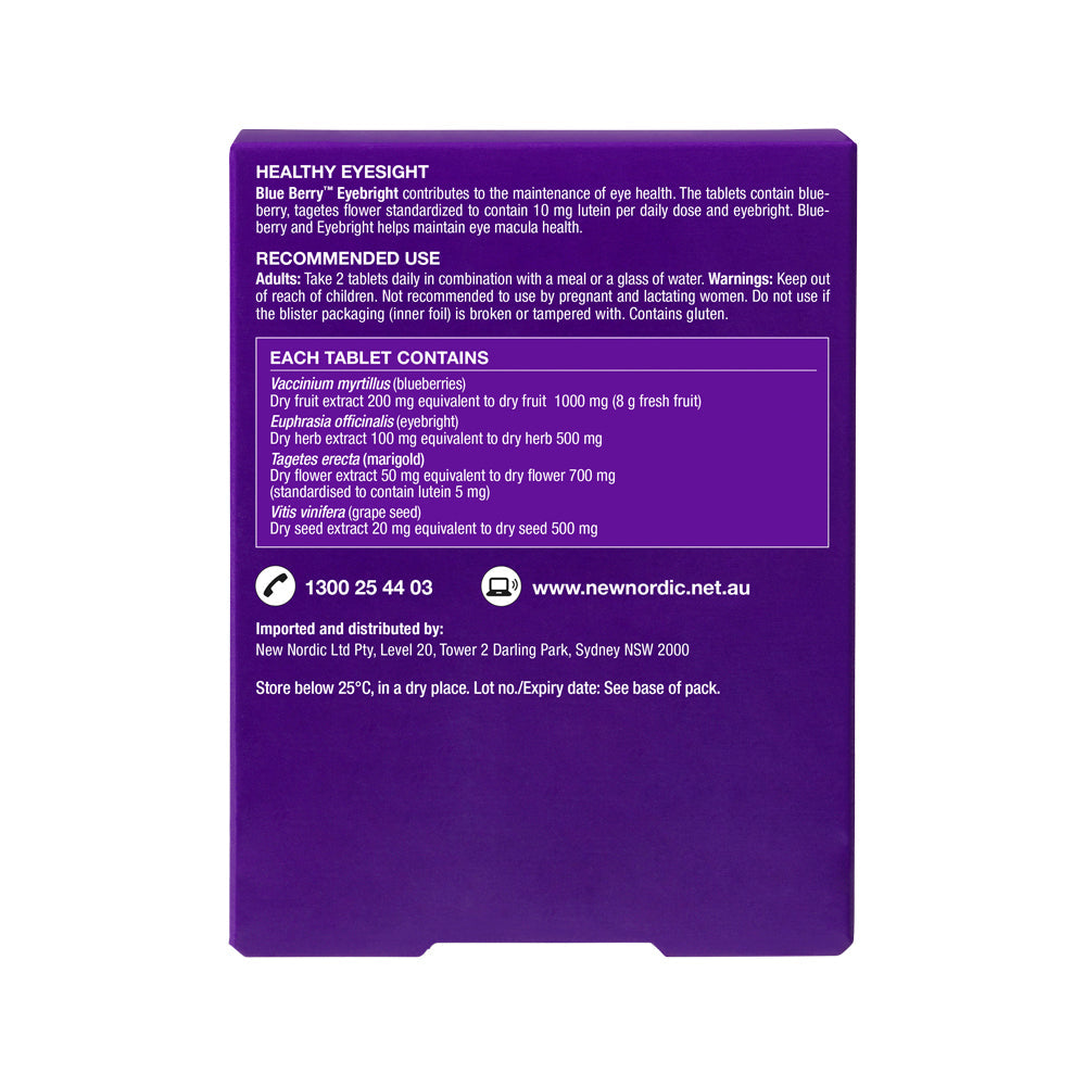 New Nordic Blueberry Eyebright 120t - Cutprice Online