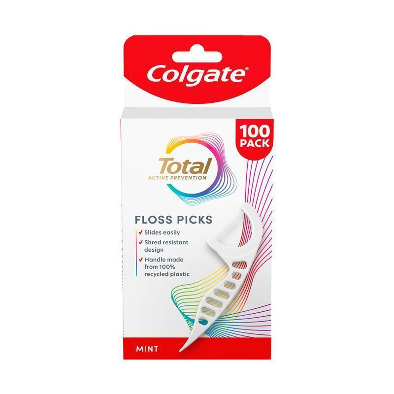Colgate Total Floss Picks 100pk