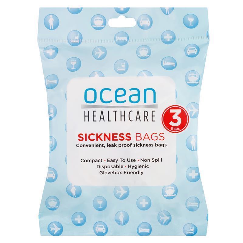Ocean Sickness Bags 3 Pack - Cutprice Online