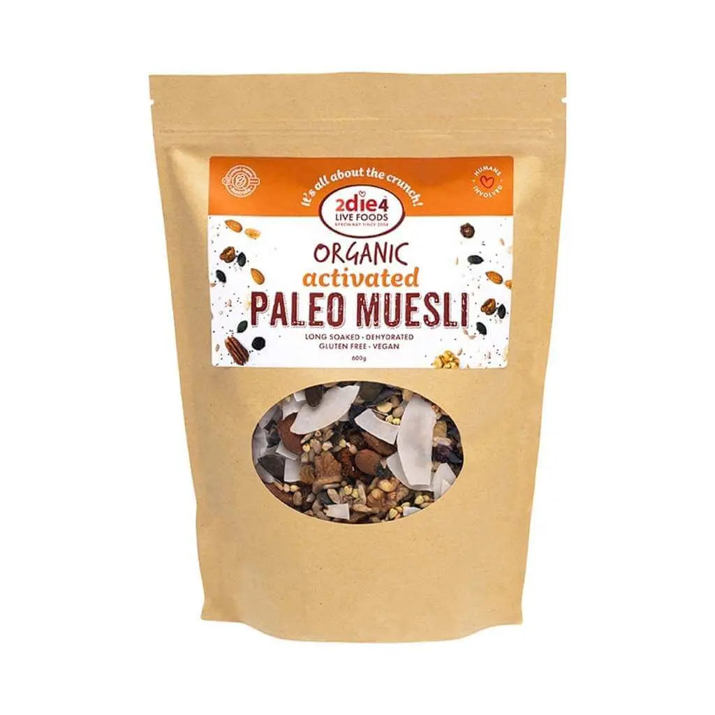 2die4 Live Foods Organic Activated Paleo Muesli 600g 2DIE4 LIVE FOODS