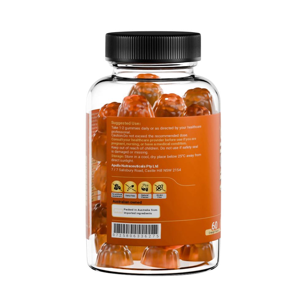 Apollo Maca Root Gummies Orange 60pk