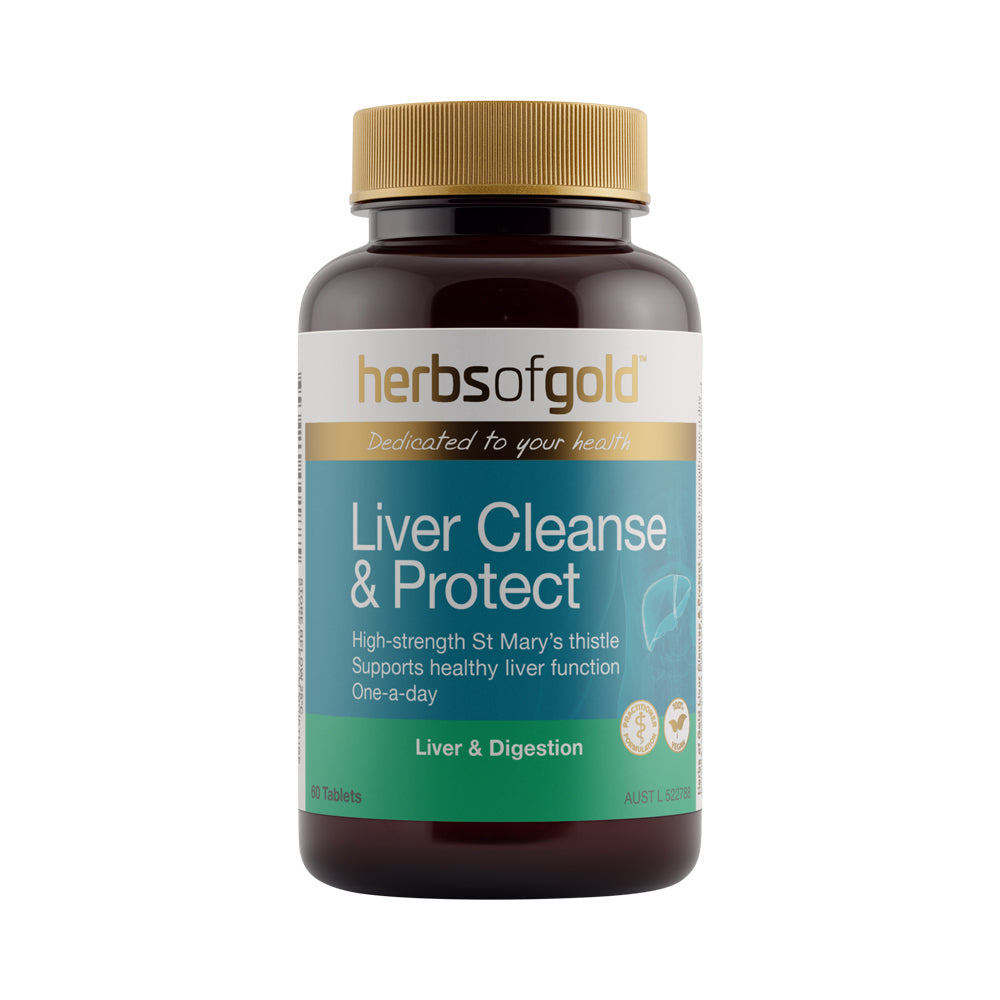 Herbs of Gold Liver Cleanse & Protect 60t
