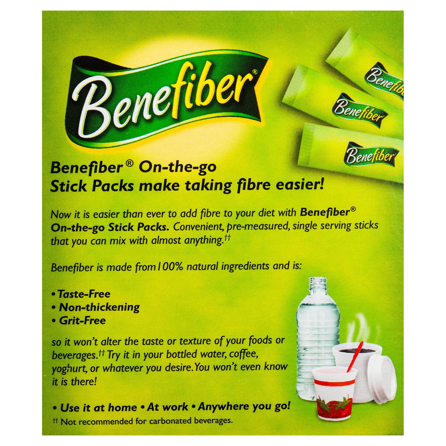 Benefiber Natural Fibre Supplement on-the-go Stick 28 Pack - Cutprice Online