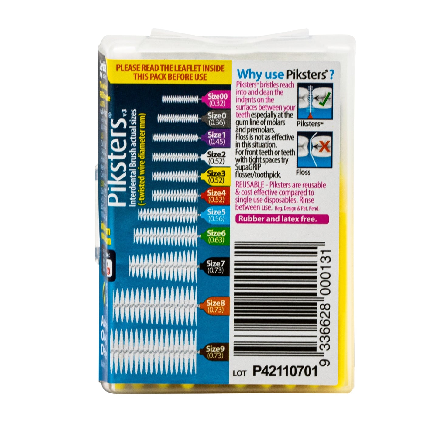 Piksters Interdental Brushes Size 3 - 40 Pack - Cutprice Online