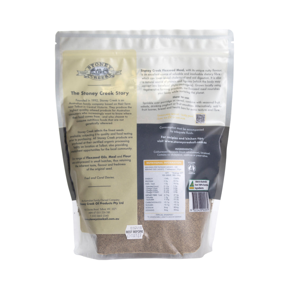 Stoney Creek Australian Flaxseed Meal 1kg