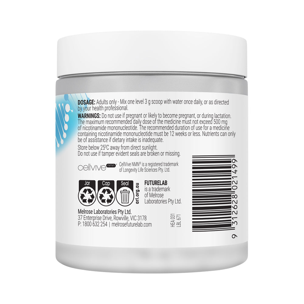 Melrose Futurelab Nmn 500mg Powder 90g
