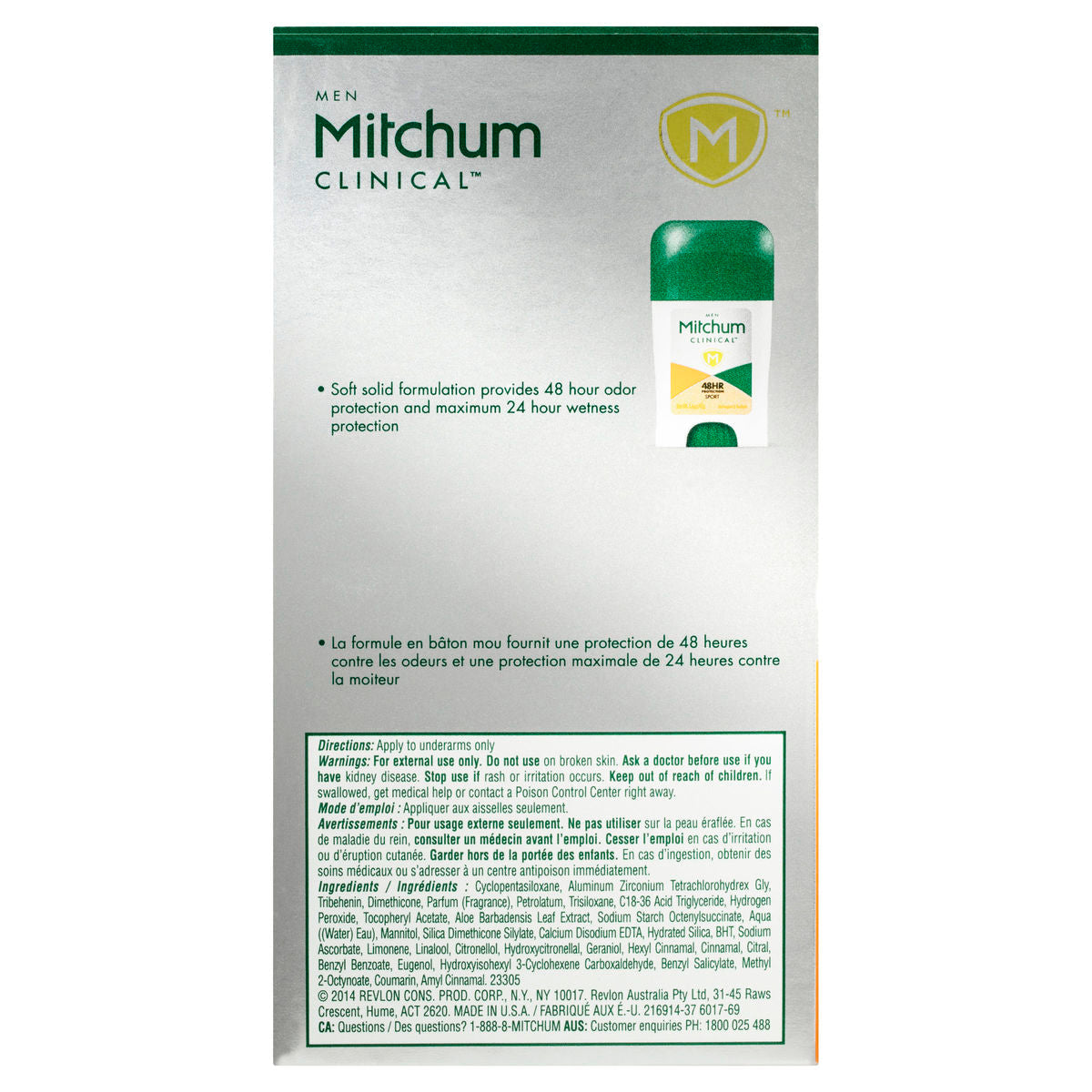 Mitchum for Men Clinical Deodorant Sport Stick 45g - Cutprice Online
