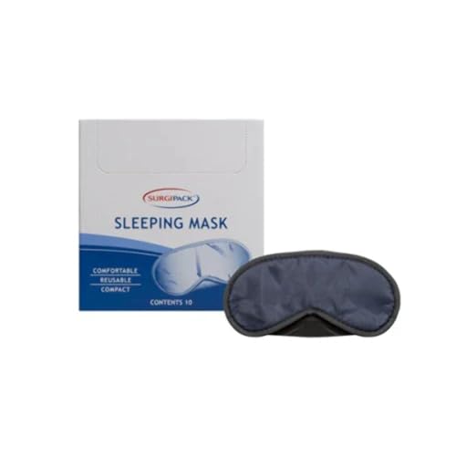 SurgiPack Sleeping Eye Mask Black 9166 x 10pcs